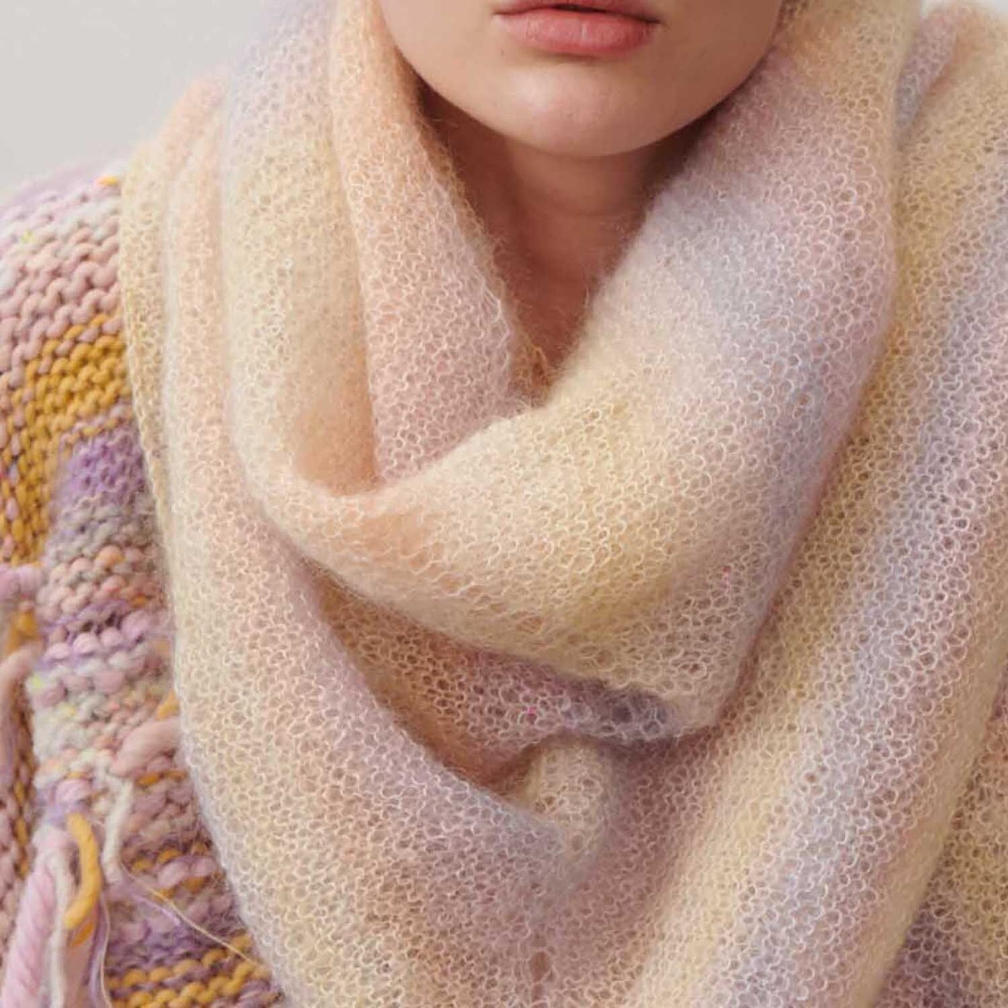 Essentials Super Kid Mohair Loves Silk Print /Rico Design/ 50g #007 "Sfēra"
