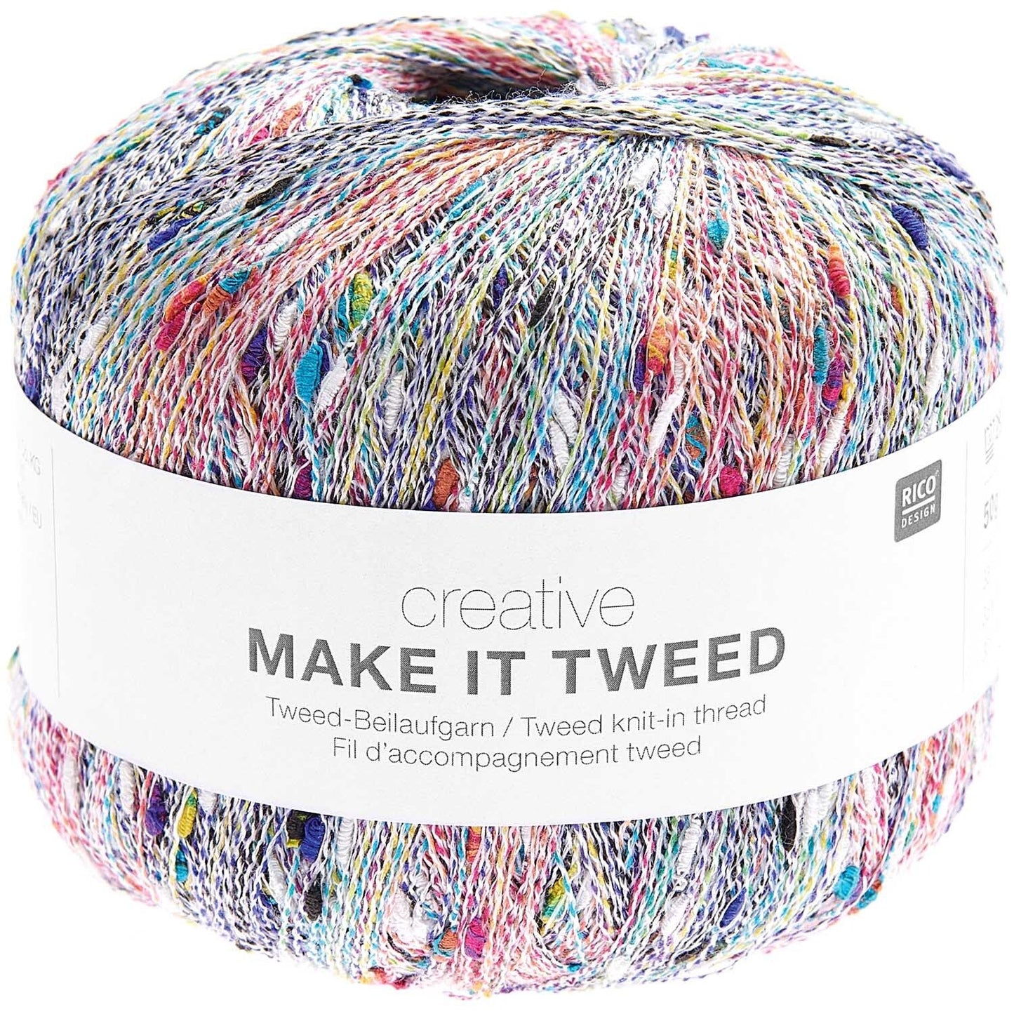 Make It Tweed /Rico Design Creative/ 50g #001 Multicolor