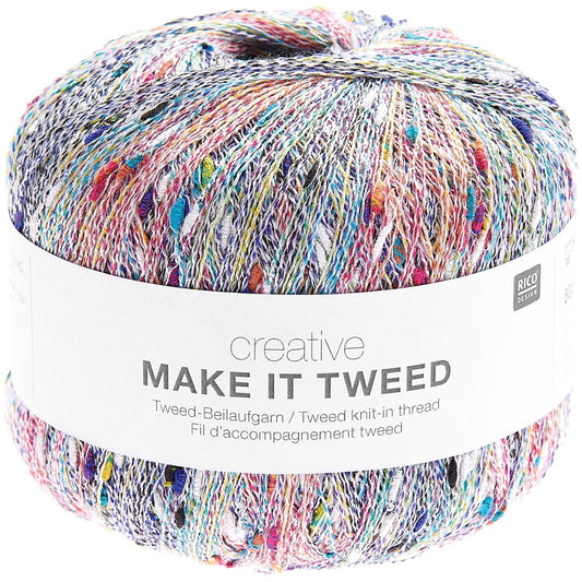 Make It Tweed /Rico Design Creative/ 50g #001 Multicolor