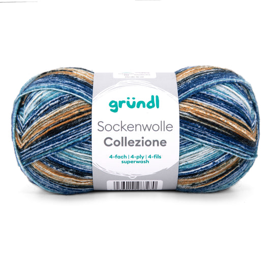 Sockenwolle Collezione /Grundl/ 4-diegu zeķu dzija 100g #106