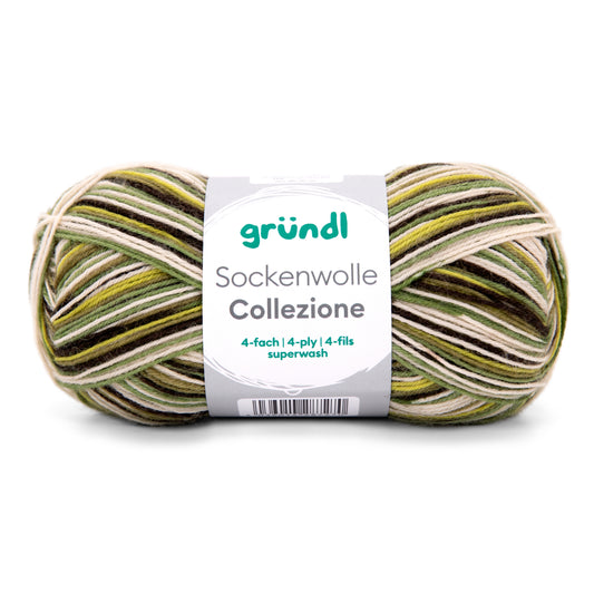 Sockenwolle Collezione /Grundl/ 4-niidine sokilõng 100g #104