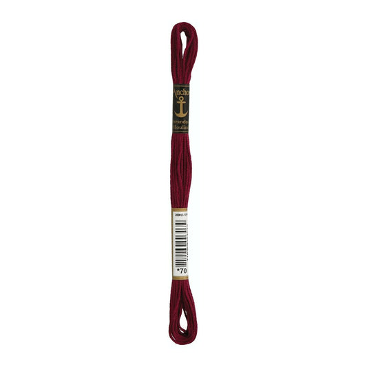 Embroidery thread Anchor Mouline, 100% cotton, 8m, #00070