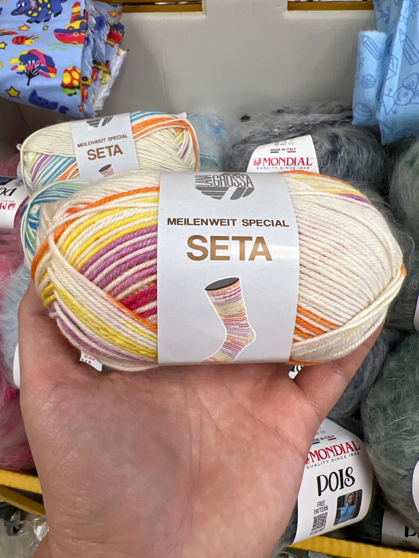 Seta Meilenweit Special 50g #3434 Lana Grossa - Atrasts noliktavās!