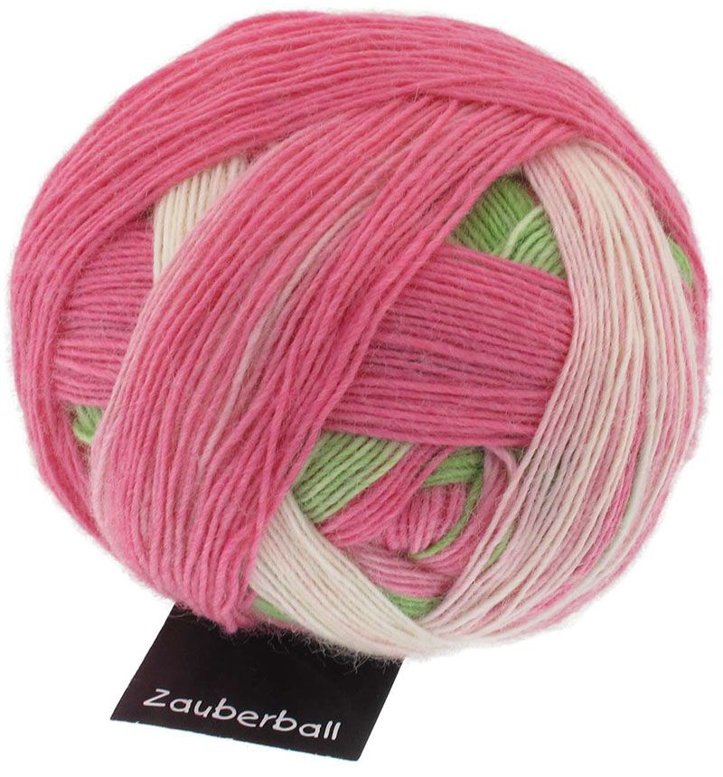 Zauberball® /Schoppel/ 100g #2079 "Ziedu valoda" 4-diegu zeķu dzija, satur bioloģiski noārdāmu poliesteru