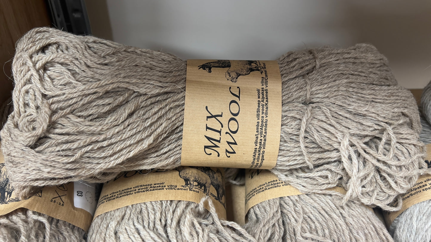 Mix Wool NM:8.5/4 /Midara/ 100g #800
