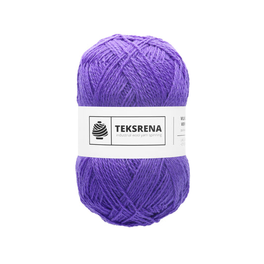 Nm 7/2 100% vilna /Teksrena/ #106 "Gaiši zili-violets"