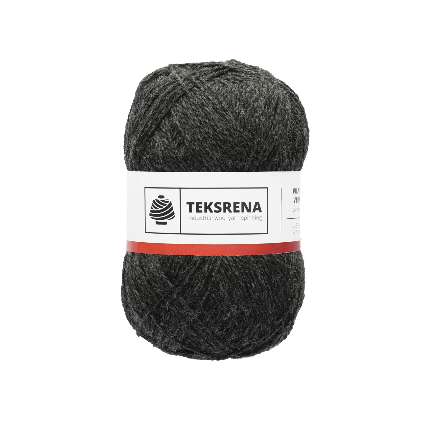 Nm 7/2 100% vilna /Teksrena/ #209 "Antracīts"