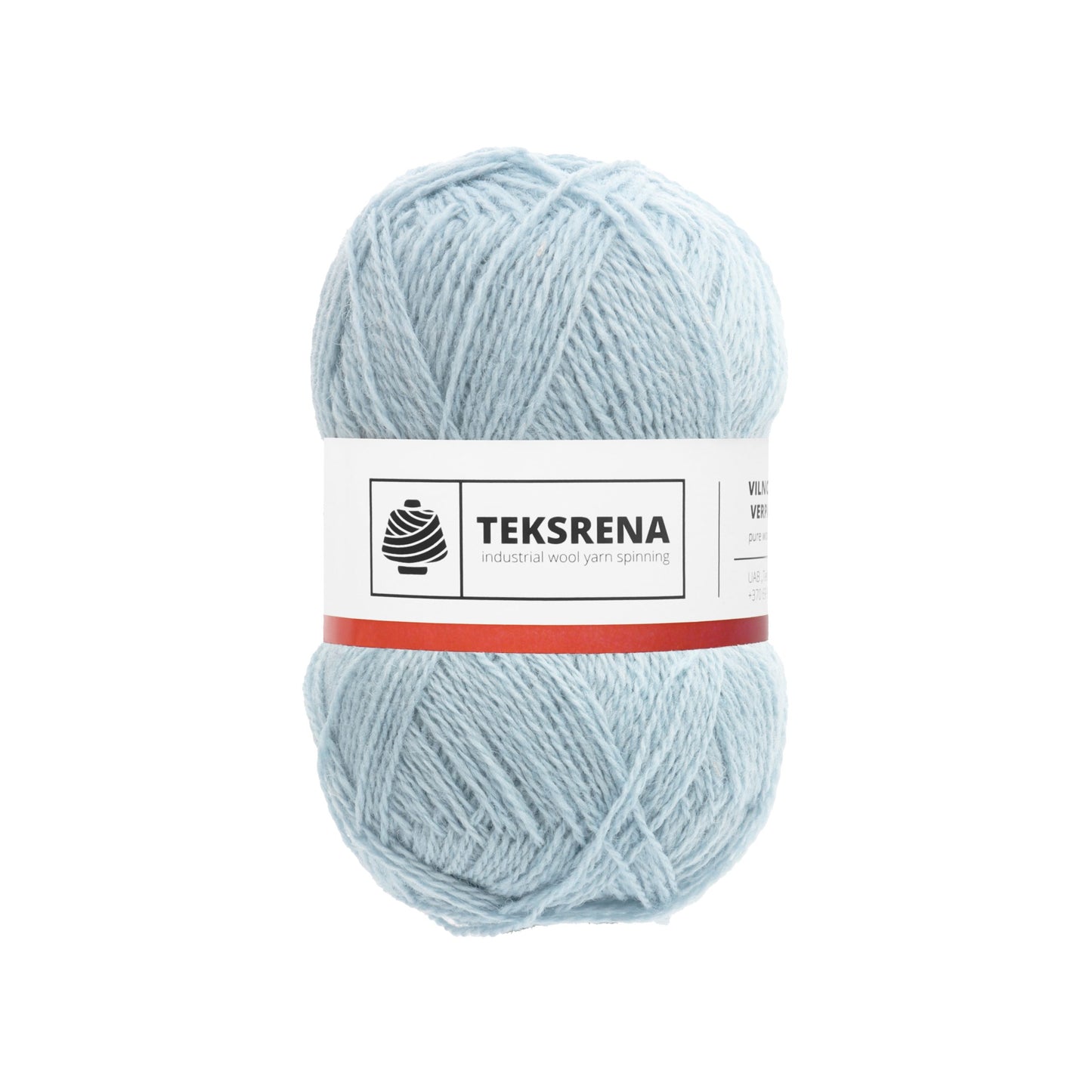 Nm 7/2 100% vilna /Teksrena/ #242 "Ledus zils"