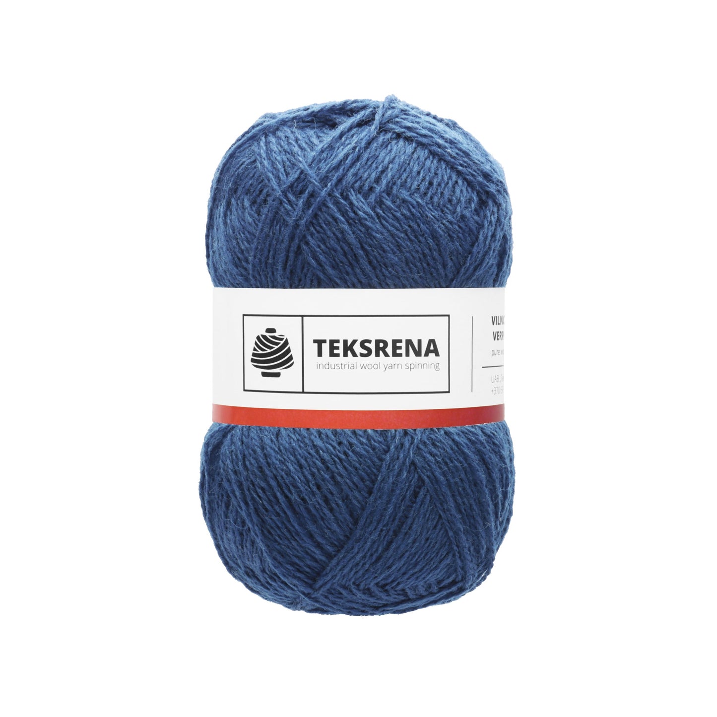 Nm 7/2 100% vilna /Teksrena/ #245 "Flotes zils"