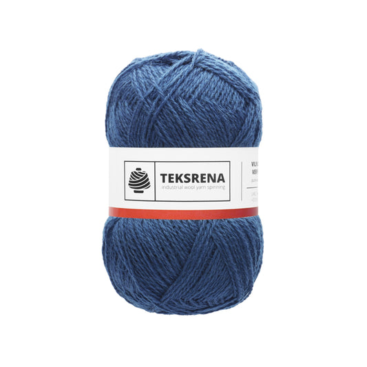 Nm 7/2 100% vilna /Teksrena/ #245 "Flotes zils"