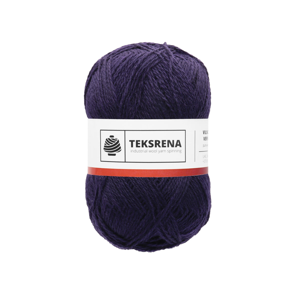 TEKSRENA 100% vilna NM 7/2 100g #249 "Tumši violets"