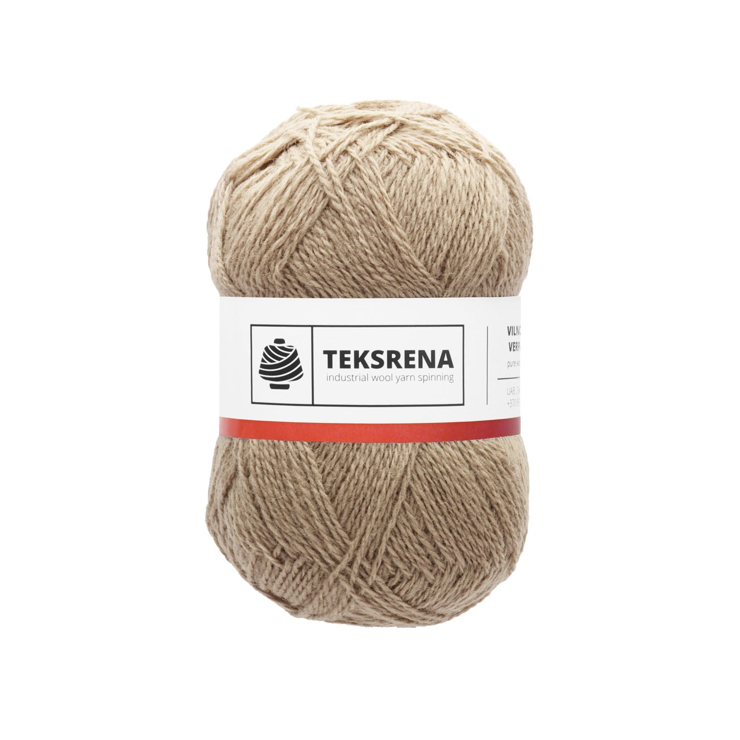 Nm 7/2 100% vilna /Teksrena/ #262 "Kafija ar pienu"