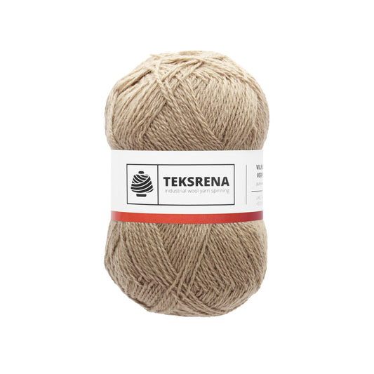 Nm 7/2 100% vilna /Teksrena/ #262 "Kafija ar pienu"