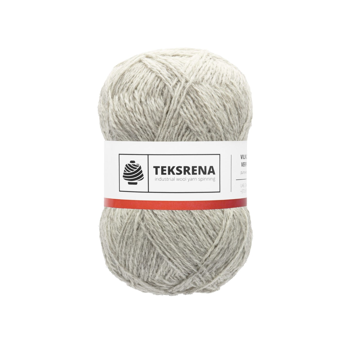 TEKSRENA 100% vilna NM 7/2 100g #265 "Gaiši brūngans"