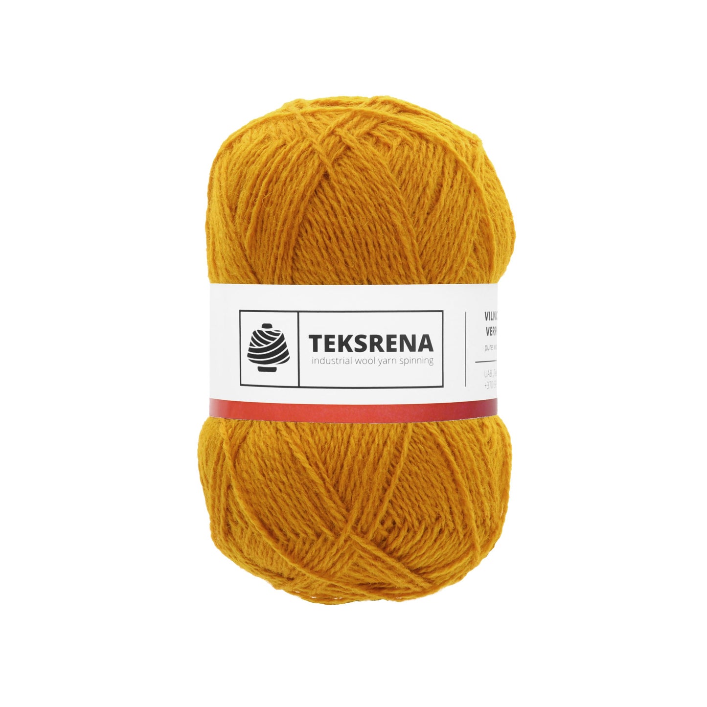 Nm 7/2 100% vilna /Teksrena/ #290 "Zelts"