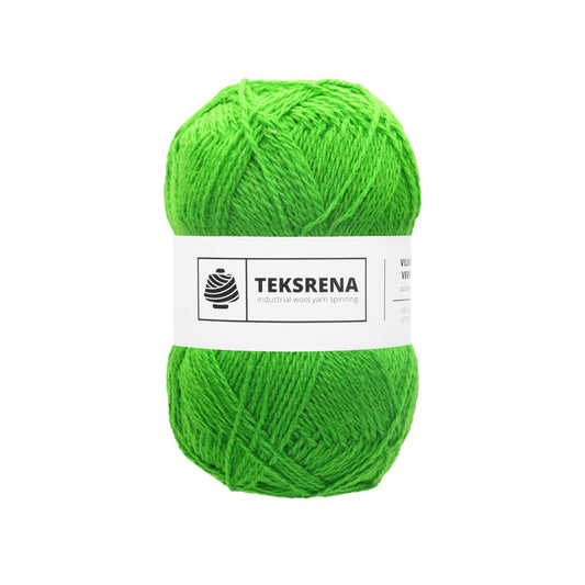 Nm 7/2 100% vilna /Teksrena/ #345 "Koši zaļš"