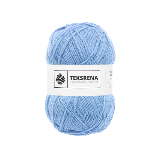 Nm 7/2 100% vilna /Teksrena/ #430 "mazuļu zils"
