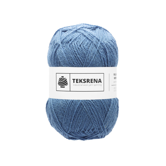 TEKSRENA 100% vilna NM 7/2 100g #438 "Gaiši zils II"