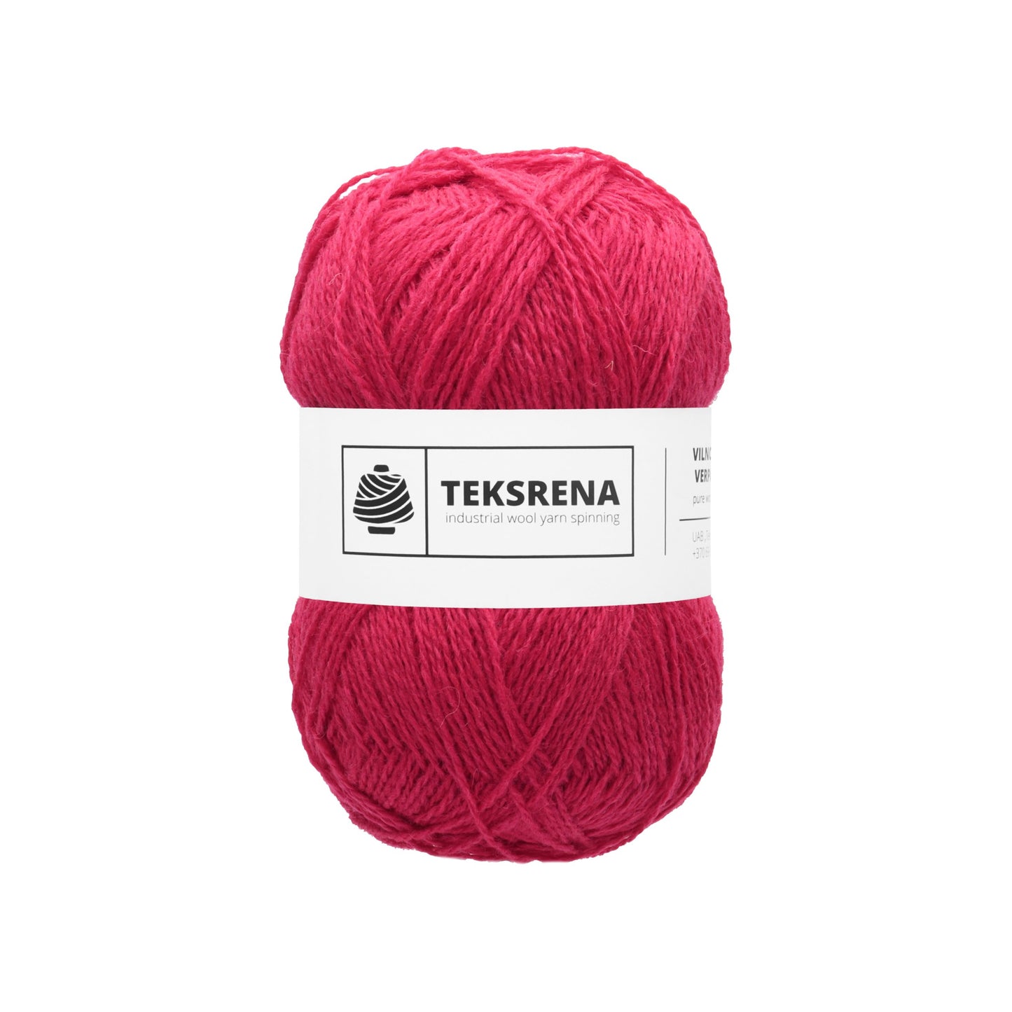 Nm 7/2 100% vilna /Teksrena/ #555 "Fuksijas rozā"