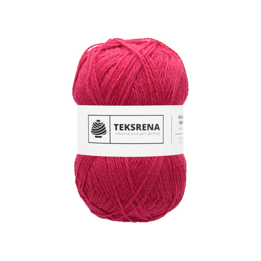 Nm 7/2 100% vilna /Teksrena/ #555 "Fuksijas rozā"