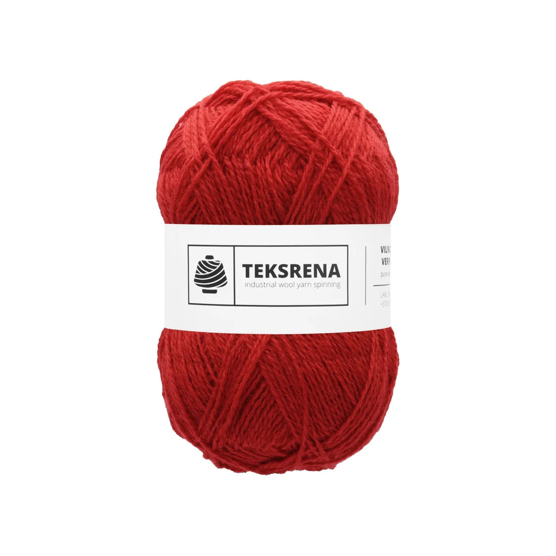 TEKSRENA 100% vilna NM 7/2 100g #560 "Koši sarkans" / 10 gab. iepakojums