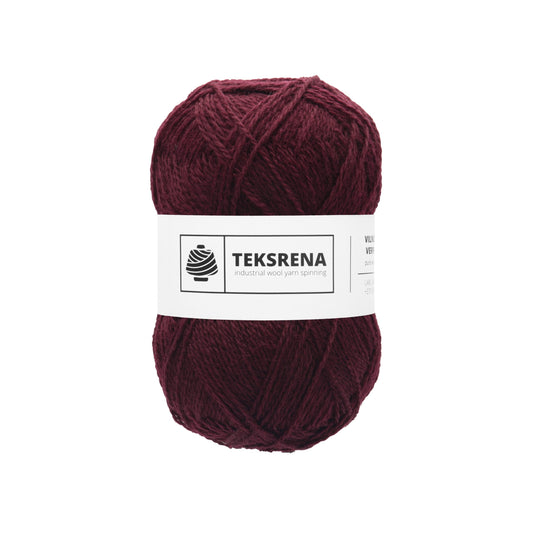 Nm 7/2 100% vilna /Teksrena/ #575 "Burgundijs"
