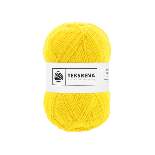 Nm 7/2 100% vilna /Teksrena/ #710 "Saules dzeltens"