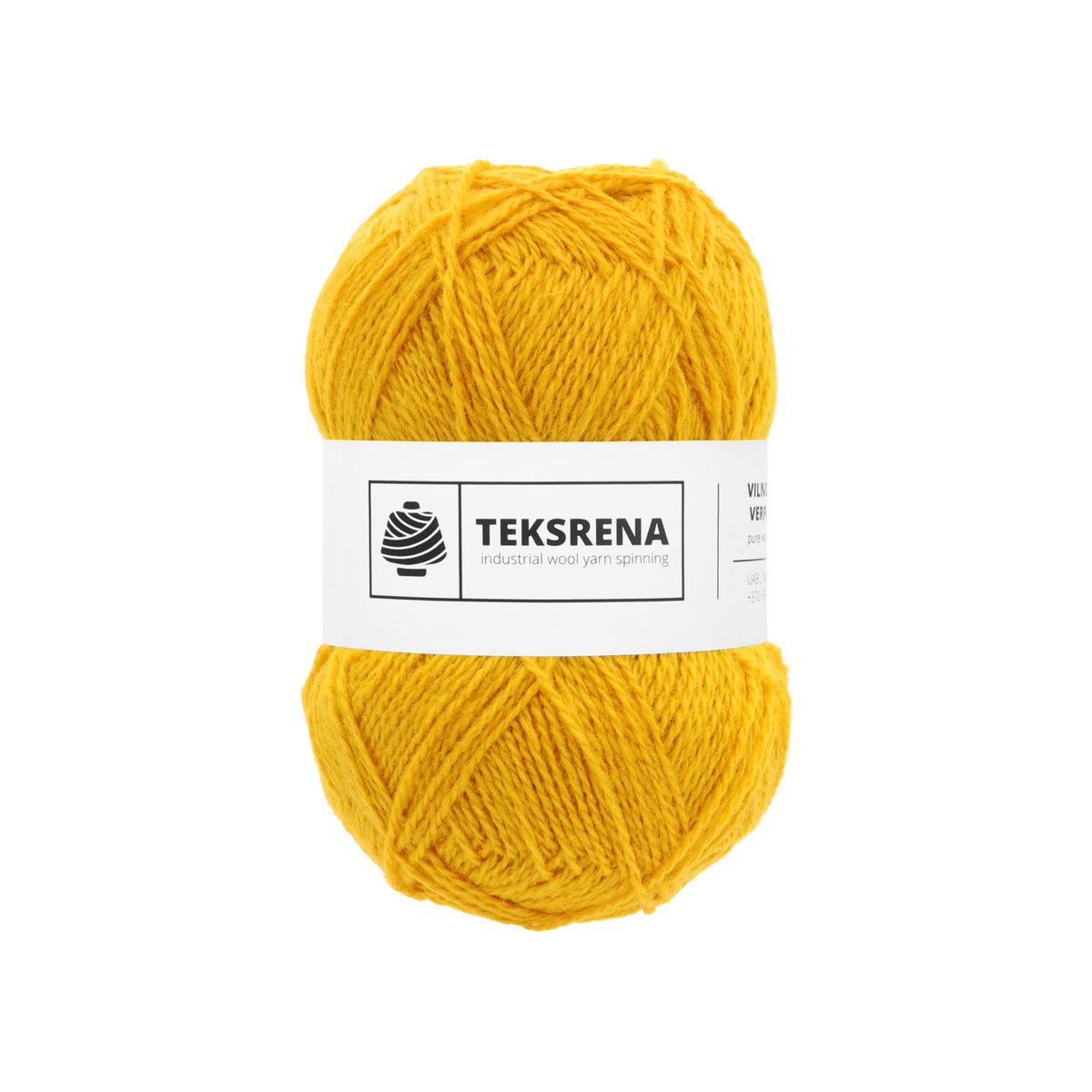 TEKSRENA 100% vilna NM 7/2 100g #730 "Dzeltens II"
