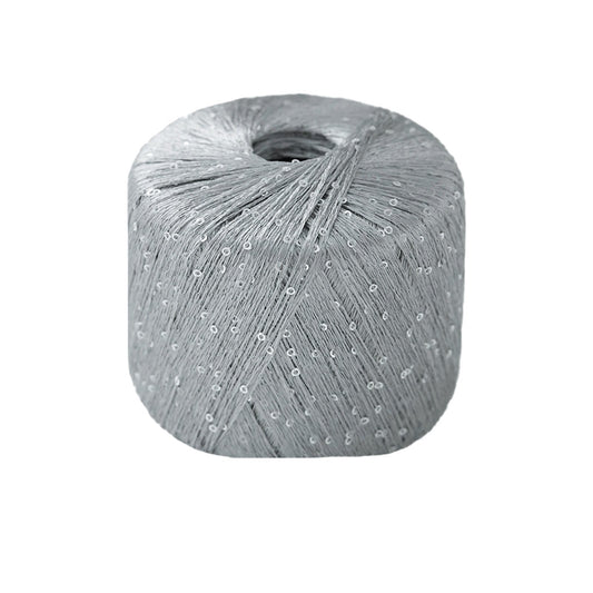 Paillettes /Lana Gatto/ 25g 195m #8603 "Gaiši pelēka"