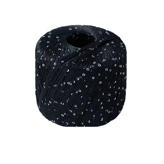 Paillettes /Lana Gatto/ 25g 195m #8606 "Melna"