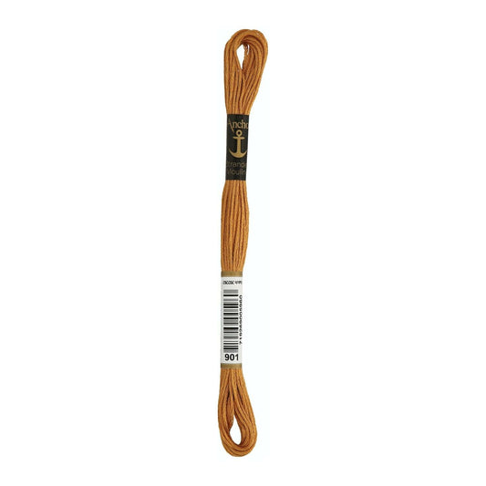 Embroidery thread Anchor Mouline, 100% cotton, 8m, #00901