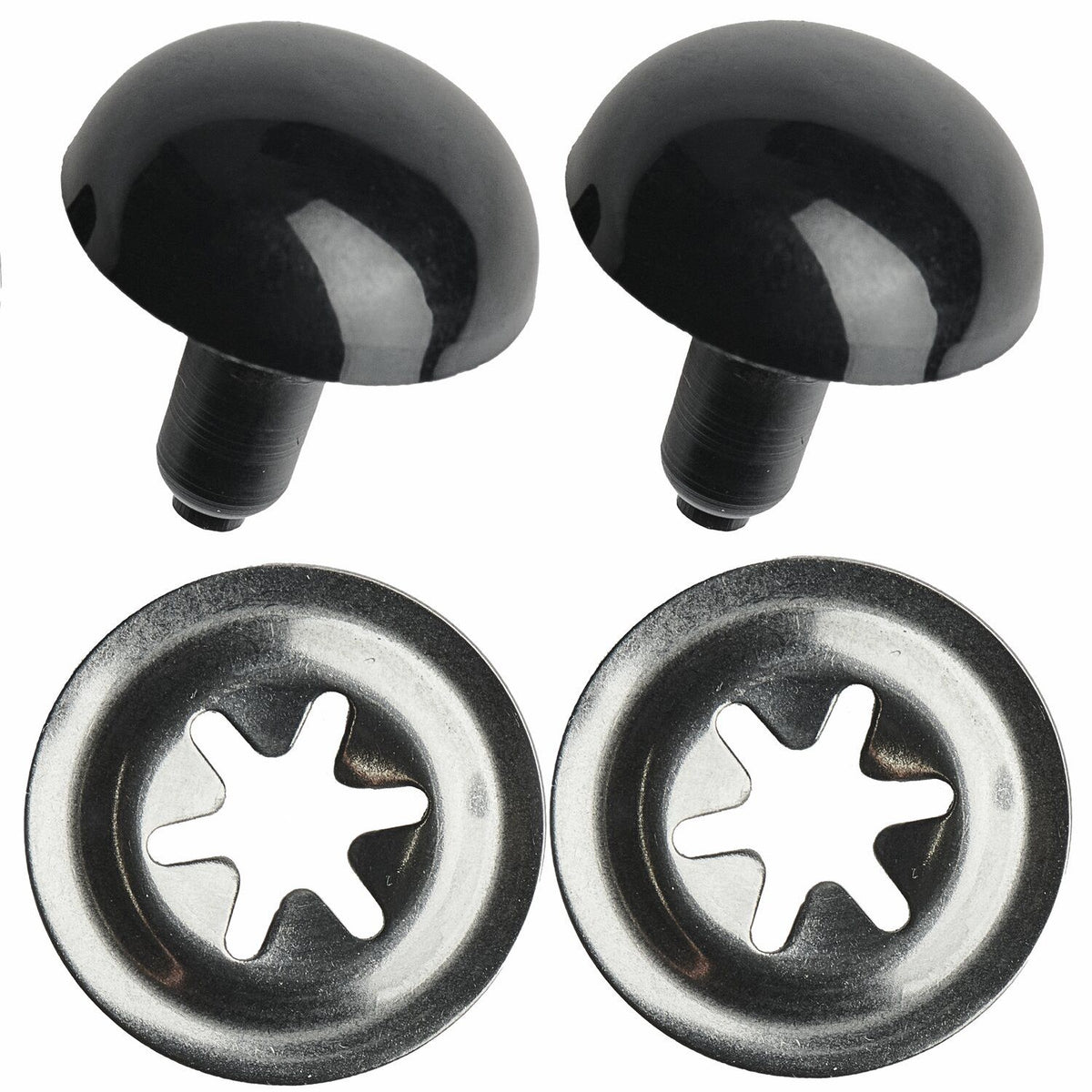 Acis rotaļlietām /Rico Design/ 8mm "Melns"