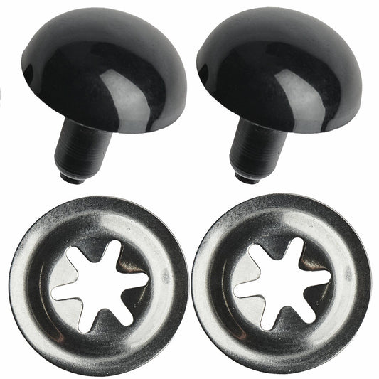 Acis rotaļlietām /Rico Design/ 8mm "Melns"