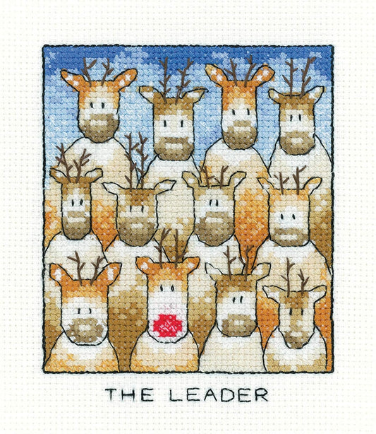 THE LEADER - izšūšanas komplekts /Heritage Crafts/  9 x 11.5 cm