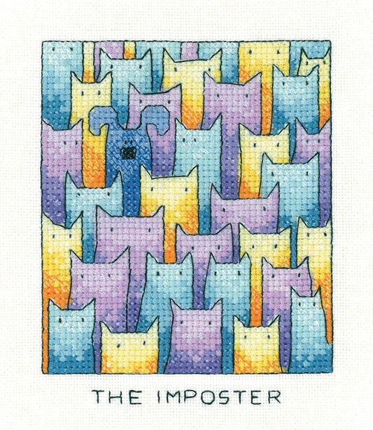 THE IMPOSTER - izšūšanas komplekts /Heritage Crafts/  9 x 11.5 cm