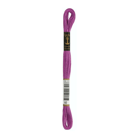 Embroidery thread Anchor Mouline, 100% cotton, 8m, #00092