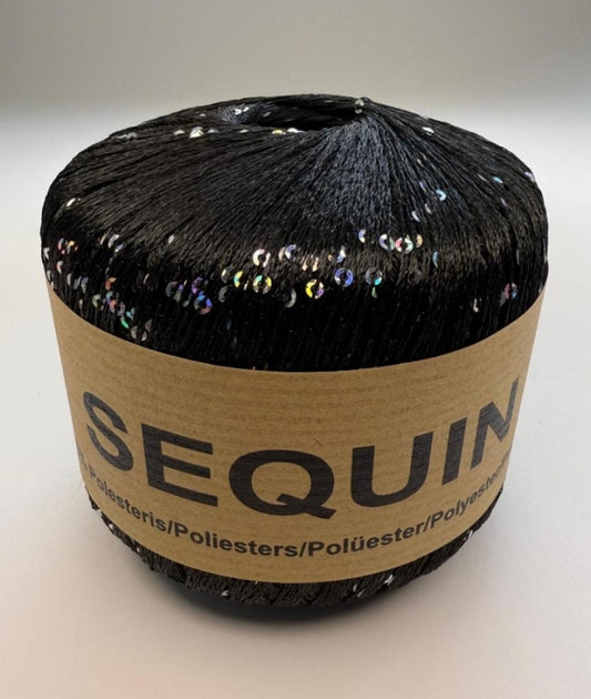 Sequin /Midara/ #944 "Melns-varavīksnes fliteri"