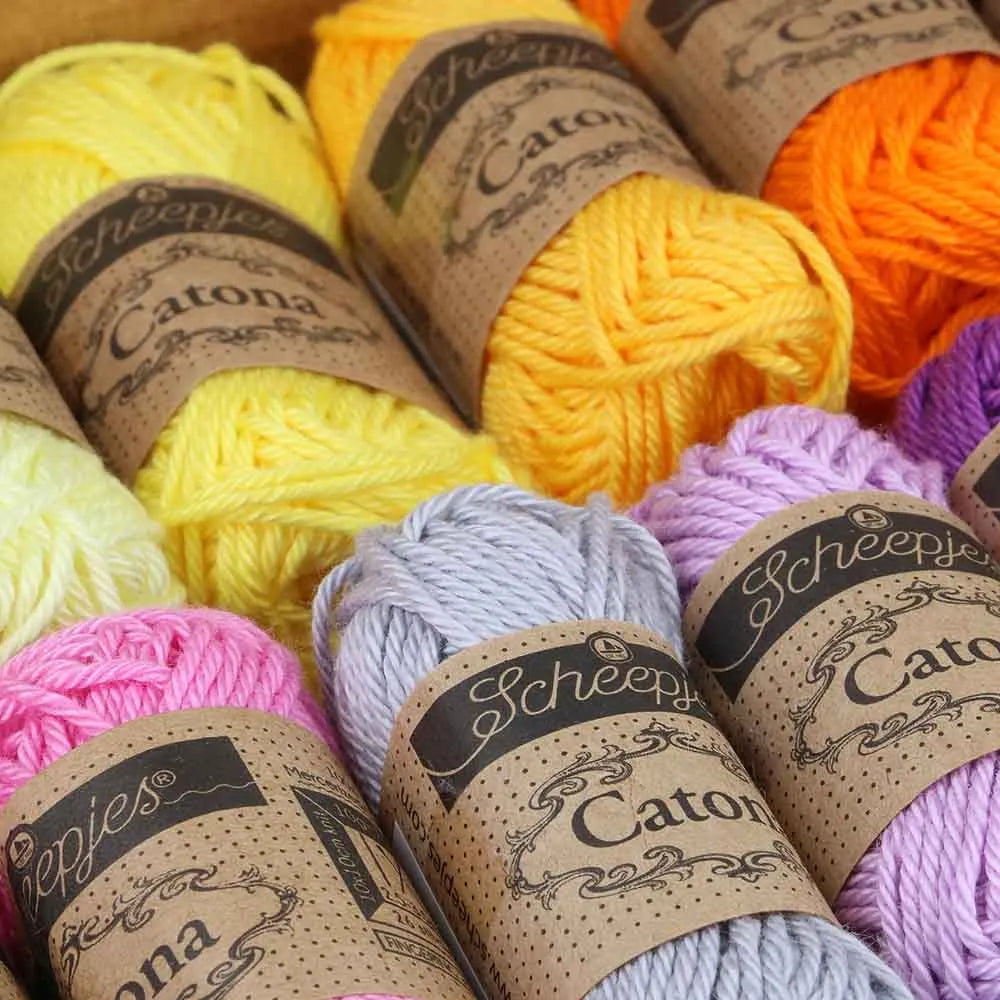 Catona /Scheepjes/ krāsu izlase 109 krāsas x 10g - 1 paka