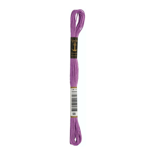 Embroidery thread Anchor Mouline, 100% cotton, 8m, #00098