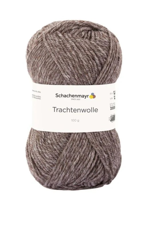 Trachtenwolle/ Schachenmayr/ 100g #00012 "Koksnes merserizēts" / 5 gab.