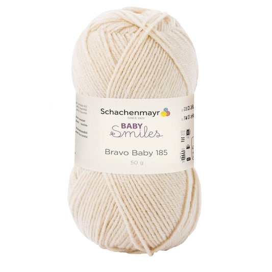 Bravo Baby 185 /Schachenmayr/ 50g #01005 "Bēšs"