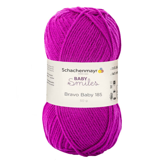 Bravo Baby 185 /Schachenmayr/ 50g #01037 "Fuksija"