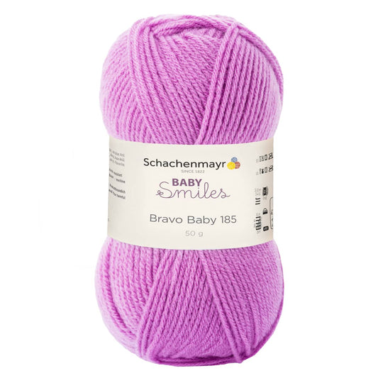 Bravo Baby 185 /Schachenmayr/ 50g #01047 "Orhideja"