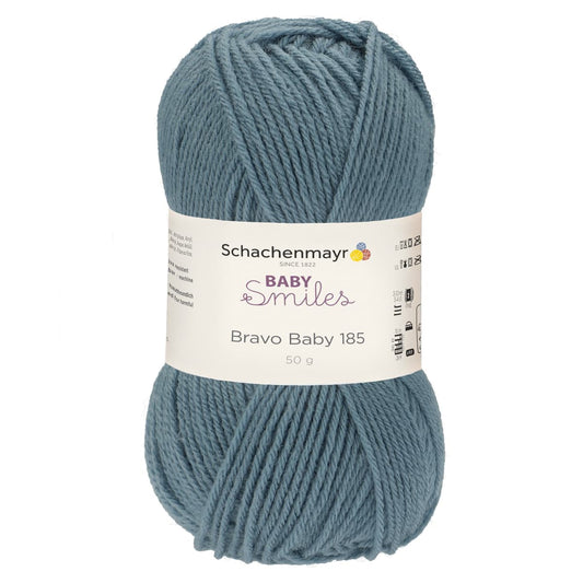 Bravo Baby 185 /Schachenmayr/ 50g #01051 "Džinsa audums"