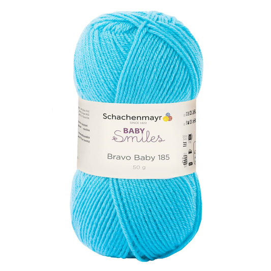 Bravo Baby 185 /Schachenmayr/ 50g #01065 "Tirkīzs"