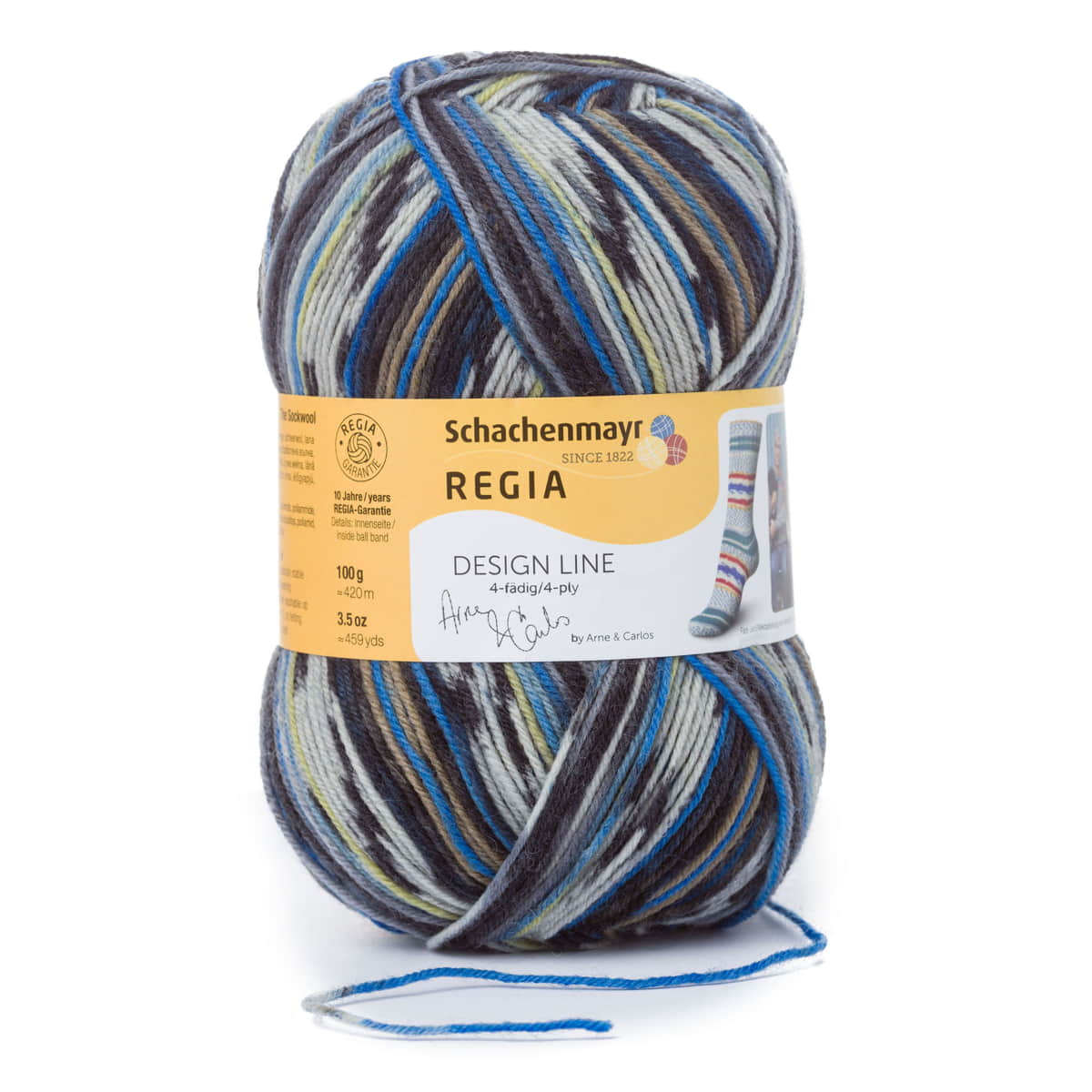 Regia 4-diegu Design Line by Arne & Carlos 100g #02460 "Bamble"