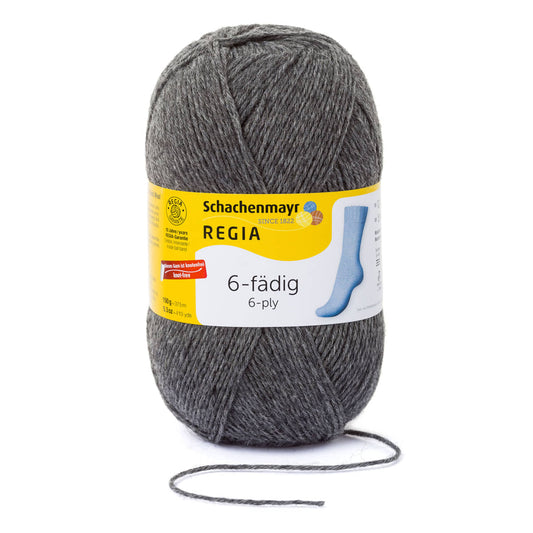Regia Uni 6-diegu 50g #00044 "Merserizēts vidēji pelēkais"