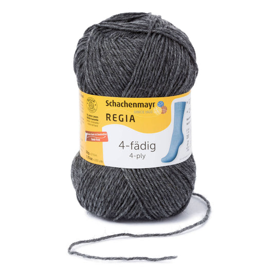 Regia Uni 4-diegu 50g #00044 "Merserizēts vidēji pelēkais"