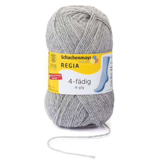 Regia Uni 4-diegu 50g #01991 "Merserizēts gaiši pelēkais"