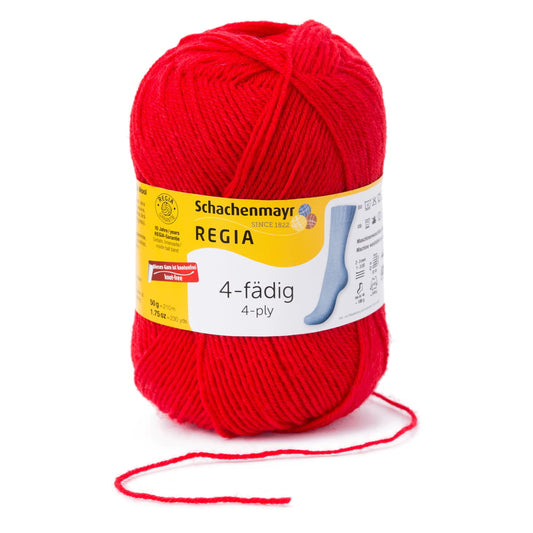 Regia Uni 4-diegu 50g #02054 "Spilgti sarkans"